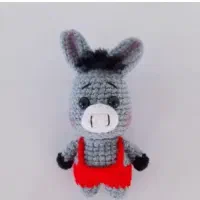 عروسک بافتنی مدل الاغ