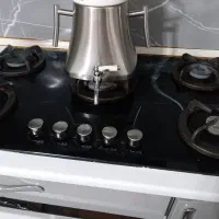 اجاق گاز پنج شعله شیشه ای  ایرستون ایتالیای