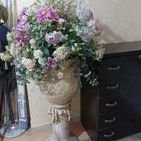 دو عدد گل با گلدان مصنوعی|گل مصنوعی|تهران, شهرک شهید باقری|دیوار