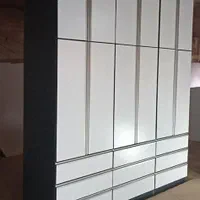 ساخت کمد دیواری سفارشی با چوب درجه یک|جاکفشی، کمد، دراور|پاکدشت, پارچین|دیوار