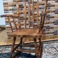 صندلی کرین چوبی