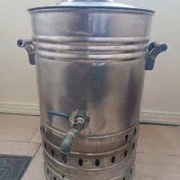 سماورگازی  استیل ۶۰لیتری