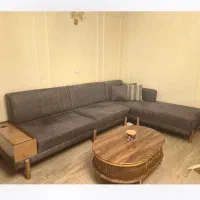 مبلمان ال و یک جفت مبل تکی|مبلمان خانگی و میز عسلی|تهران, شهرک غرب|دیوار