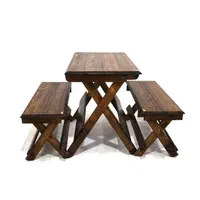 میز و صندلی تاشو چوبی (چوب روسی نراد)|میز و صندلی غذاخوری|پردیس, شهرک صنعتی کمرد|دیوار