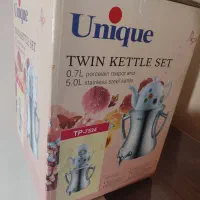 یک عدد سماور برقی و کتری قوری یونیک