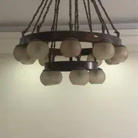 لوستر تمام چوب کلاسیک