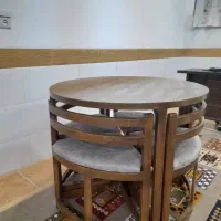 مبل ۷نفره کارکرده با میزناهارخوری کم جا|حراج|یزد, |دیوار