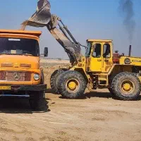 تخریب .خاکبرداری منازل قدیمی . خاکریزی