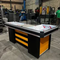 میز صندوق فروش چک اوت ۱/۵ تا ۲/۵ متری