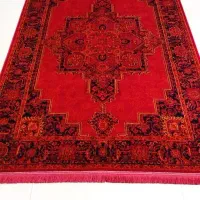 قالیچه ی طرح لاکی (قرمز)