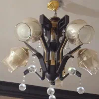 دو عدد لوستر پنج شاخه و شش شاخه