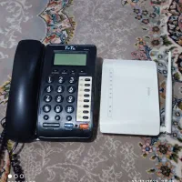 مودم وای فای دی لینک و گوشی تلفن ثابت|مودم و تجهیزات شبکه|اسدآباد, |دیوار