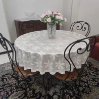 میز ناهارخوری فرفوژه 4 نفره|مبلمان خانگی و میز عسلی|کرج, شاهین‌ویلا|دیوار