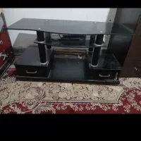دوتیکه  چوبی وی عددمیز تلوزیون|بوفه، ویترین، کنسول|اصفهان, کارلادان|دیوار