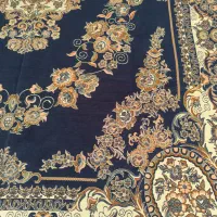 روفرشی گل مخمل دورو نگین سرمه ای 9 متری|روفرشی|قدس, شهرقدس|دیوار