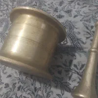 هاون برنجی سنگین قدیمی