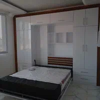 ساخت کمد دیواری|کتابخانه، شلف، قفسه‌های دیواری|رشت, ولکس|دیوار