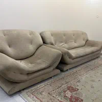 مبلمان راحتی ۷ نفره در حد نو