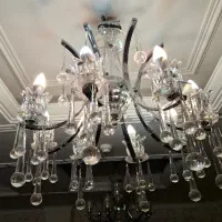 ۲ عدد لوستر کریستال