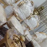 مبل سلطنتی 9نفره تمام چوب گردوسفارشی با میز|مبلمان خانگی و میز عسلی|تبریز, |دیوار