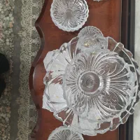 کریستال ژاپن ،شمعدان، پیوتر ،میوه خوری