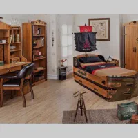 سرویس تخت خواب و کمد و میز مطالعه