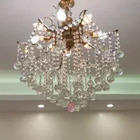 لوستر کریستالی هشت شاخه