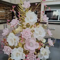 گلدان|گل مصنوعی|قم, باغ کرباسی|دیوار