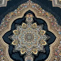 فرش نگین مشهد سرمه ای