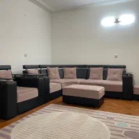 مبلمان ال ترکیب چرم و پارچه|مبلمان خانگی و میز عسلی|رشت, شهرک قدس|دیوار