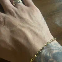 انگشتر رولکس و دسبند طلا وزن ۵ گرم کلا