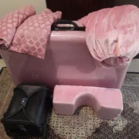 تخت مژه تاشو چمدانی نوبه همراه بالشتک وکیف مژه و..|آرایشی، بهداشتی، درمانی|تهران, مرزداران|دیوار