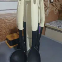 ست کفگیروملاقه پلاستیکی