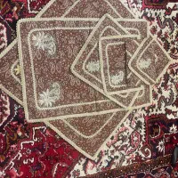 ست جانماز سجاده رومیزی ترمه سرمه دوزی