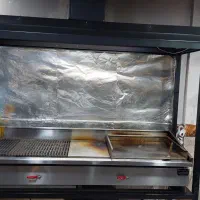 لوازم ساندویچی گریل همراه با کابینت و قفسه