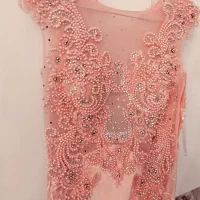 پیراهن مجلسی دنباله دارسایز۳۶-۳۷