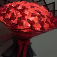 دسته گل پروانه ای هدیه ولنتاین آماده و فوری