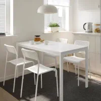 میز صندلی فلزی ایکیا  لوستر ایکیا