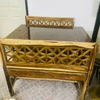 ناهار خوری ۴نفره گره‌چینی|میز و صندلی غذاخوری|فسا, |دیوار