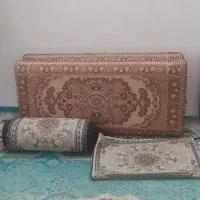 پشتی وبالش لوله ای  و پوش ناز بالش  طرح اصفهان