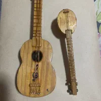 گیتار و سه تار چوبی