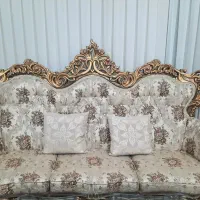 مبلمان ۹ نفره کاملا چوبی