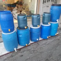 فروش بشکه پلاستیکی ۲۰ تا ۲۲۰ لیتری نو و استوک