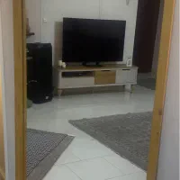 آینه قدی دور چوبی