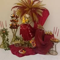 سفره یلداشب چله هدیه حکاکی کدو هندوانه میوه ارایی