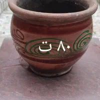 گلدان سفالی|گل و گیاه طبیعی|گنبد کاووس, |دیوار