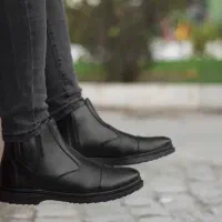 نیم بوت مردانه مدل اسپانیا رنگ مشکلی