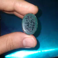 انگشتر نقره عقیق خطی فیروزه در نجف