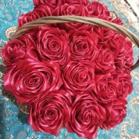 گل روبانی|گل مصنوعی|رباطکریم, رباطکریم|دیوار