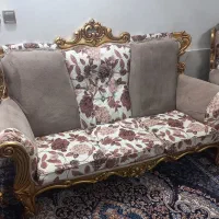 سرویس مبل هفت نفره بدون پارگی پارچه و شکستگی|مبلمان خانگی و میز عسلی|پاکدشت, پاکدشت (مامازند)|دیوار